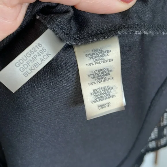 Guess Black Lace Mini-Midi Cocktail Dress, S, EUC - Picture 12 of 12